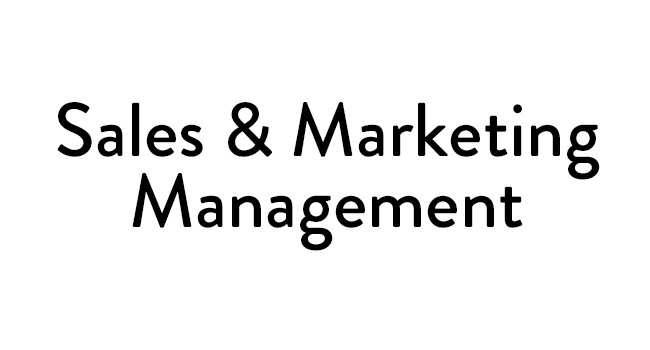 Sales & Marketing Management